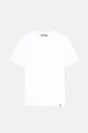 تی شرت سفید زنانه رگولار تکی کد 840131650