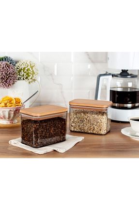 ظرف نگهداری طوسی چوب Madame Coco - کد 247500535