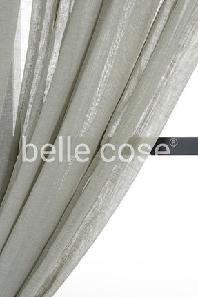 پرده توری سبز ریل دار Belle Cose - کد 840084143