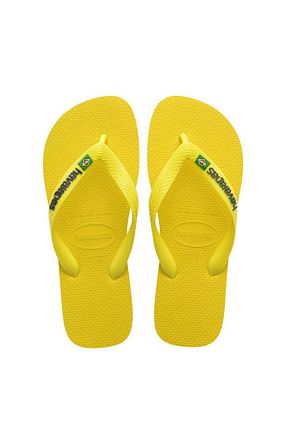 دمپائی زرد مردانه پاشنه تخت Havaianas - کد 841512901