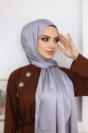 شال طوسی زنانه کد 786117118