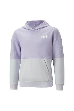 سوئیشرت اسپرت بنفش زنانه رگولار Puma - کد 838178915