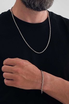 ست نقره مردانه 2 تایی Sterling Silver - کد 839343340