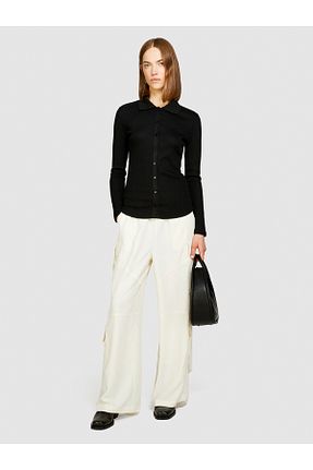 شلوار بژ زنانه پارچه Sisley - کد 828111689