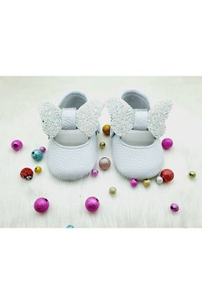 پاپوش سفید بچه گانه چرم خالص Tiny - کد 825923116