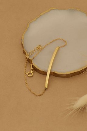 دستبند نقره طلائی زنانه 925 عیار Nox Jewelry - کد 811687515