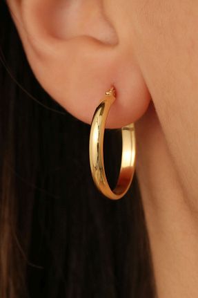 گوشواره نقره طلائی زنانه 925 عیار Nox Jewelry - کد 808155030
