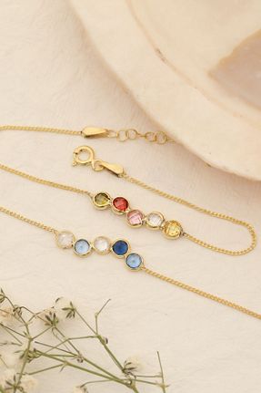 دستبند نقره رنگی زنانه 925 عیار Nox Jewelry - کد 814554476