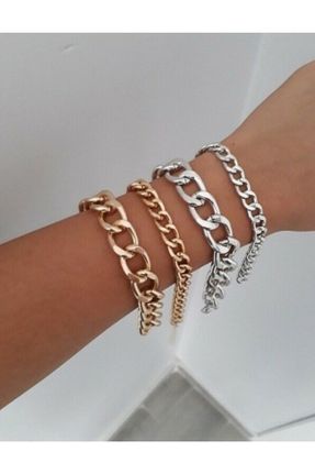 دستبند جواهر زنانه روکش طلا کد 91641325