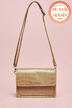 کیف دوشی بژ زنانه Bu Tam Sensin - کد 837040329