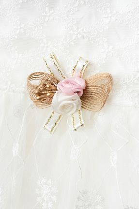 هدیه کودک سفید بچه گانه Petite Ponpon Baby - کد 444317791
