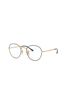 عینک محافظ نور آبی طلائی زنانه شیشه Ray-Ban - کد 841657685