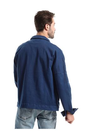 کت سرمه ای مردانه رگولار Cuqq Denim - کد 819019811