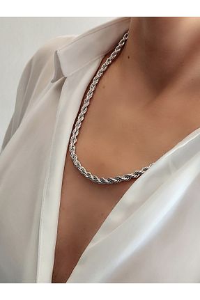 گردنبند جواهر زنانه فلزی Eva Takı - کد 97248289
