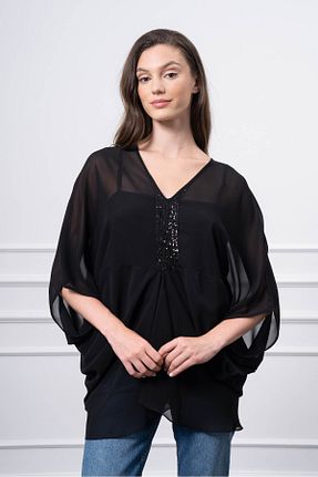 بلوز مشکی زنانه ساده UTOPIAN - کد 841749711