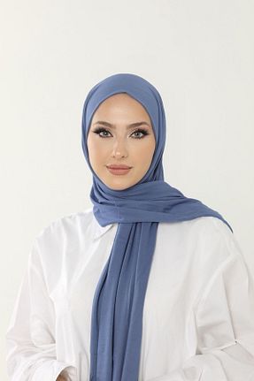 شال آبی زنانه ویسکون Beyzak - کد 358628398