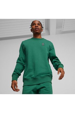 سوئیشرت اسپرت سبز مردانه رگولار Puma - کد 838177738