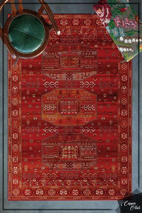 فرش قرمز آنتی آلرژی CAPPİO HALI - کد 97303642