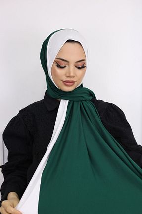 شال سبز زنانه ویسکون کد 804252397