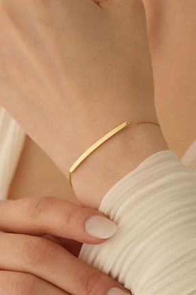 دستبند نقره طلائی زنانه 925 عیار Nox Jewelry - کد 811687515