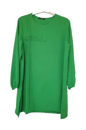 تونیک سبز زنانه بافتنی سایز بزرگ کد 819458346