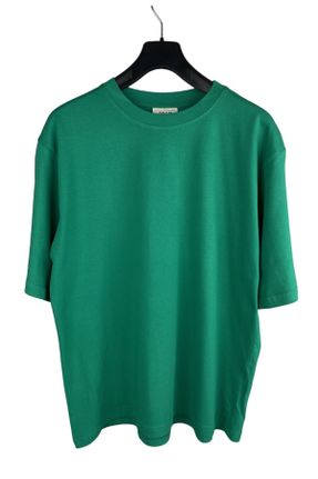 تی شرت سبز زنانه راحت تکی کد 826365479