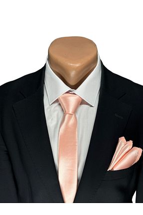 کراوات صورتی مردانه پلی استر HARES - کد 840662262