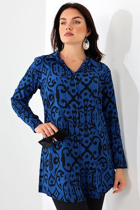 ست بالاتنه و پائین تنه آبی زنانه بافتنی ENFİ GİYİM - کد 839930031