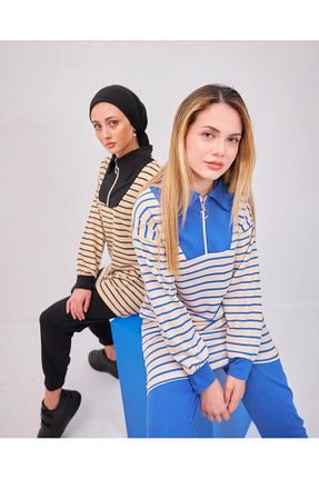 ست گرمکن حجاب بژ زنانه اورسایز MUTLUDÜNYAM - کد 822504755