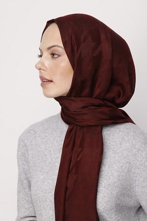 شال زرشکی زنانه پنبه ای VALORSCARF - کد 835866922