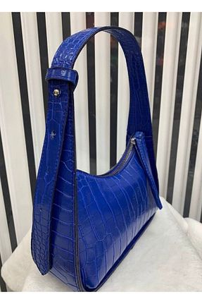 کیف دوشی سرمه ای زنانه چرم مصنوعی Stylemoda - کد 841474076