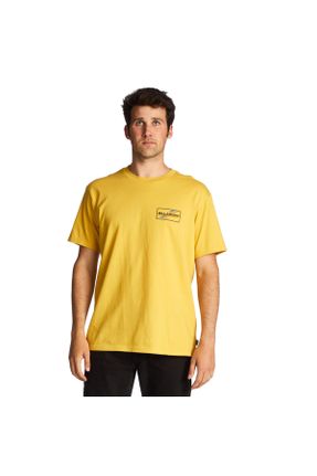 تی شرت زرد مردانه رگولار تکی کد 703390375