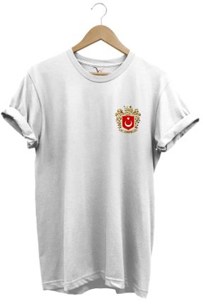 تی شرت سفید زنانه رگولار یقه گرد تکی جوان کد 840432239
