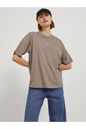 تیشرت بژ زنانه Relaxed JJXX - کد 778172320