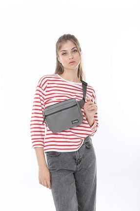 کیف کمری طوسی زنانه MottoBag - کد 746889522