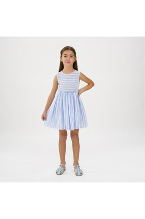 لباس آبی بچه گانه بافتنی بافت رگولار کد 684108415