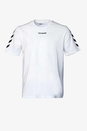 تی شرت سفید مردانه رگولار یقه گرد کد 473390755