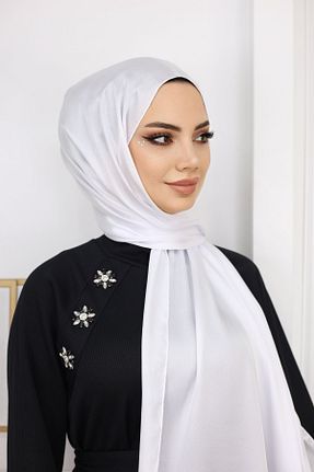 شال سفید زنانه کد 786629229