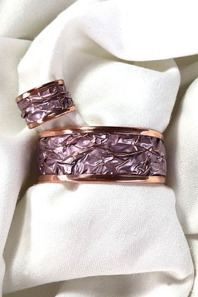 دستبند جواهر بنفش زنانه Miray hediyelik - کد 147631563