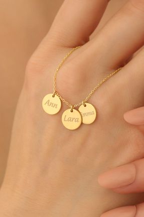 گردنبند نقره طلائی زنانه 925 عیار Nox Jewelry - کد 811030381