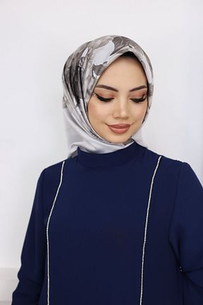 روسری طلائی ساتن کد 790026524