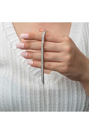 دستبند استیل (فولاد) رنگی زنانه نقره Genel Markalar - کد 829064461