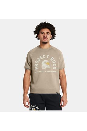 تیشرت اسپرت خاکی مردانه Fitted Under Armour - کد 841641938