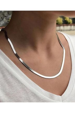 گردنبند استیل ( فولاد ) زنانه استیل (فولاد) VALENTINASILVER - کد 841673887