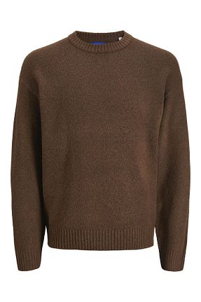 پلیور قهوه ای مردانه ساده Jack & Jones - کد 841760163