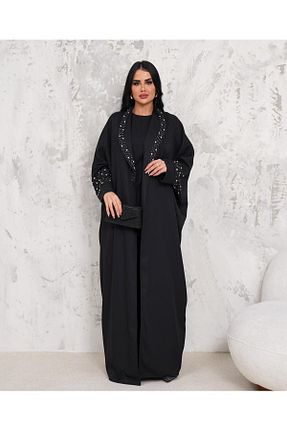 ست بالاتنه و پائین تنه مشکی زنانه بافتنی MAY MARA - کد 813328882