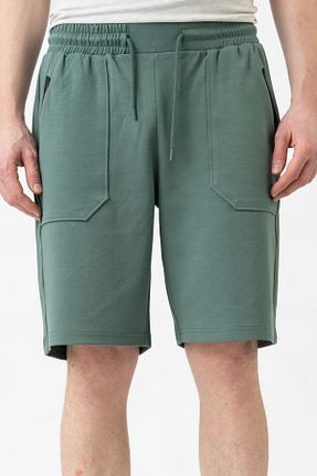 شلوارک و برمودا خاکی مردانه بافتنی United Colors of Benetton - کد 841897009