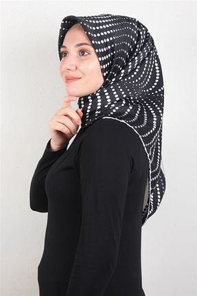 دستمال گردن مشکی زنانه PİRAMİT - کد 374929264