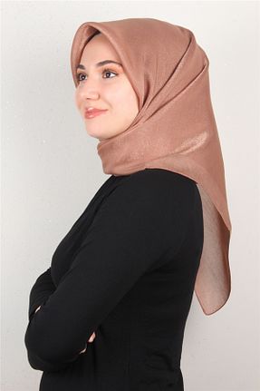 روسری نارنجی پلی استر PİRAMİT - کد 792658061