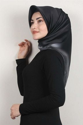 روسری مشکی 100 x 100 PİRAMİT - کد 126285136